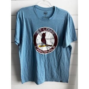St. Louis Cardinals Retro‎ Style '47 Tee, Size L  0212